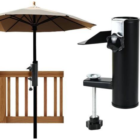 Porte-Parapluies pour Patio Extérieur, Porte-Parapluies pour Extérieur, Attache Parasol pour Balcon, Porte-Parapluies ExtéRieur Multifonctionnel et Portable, pour Patio EvéNements ExtéRieurs