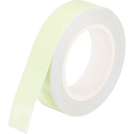 sourcing map Lot de 3 bandes phosphorescentes vertes 1,27 cm x m pour décorations nocturnes