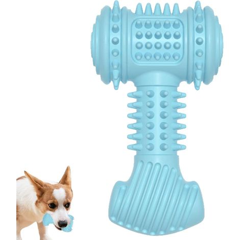 Dog Toy, Puppy Toothbrush Teeth Cleaning Interactive Hammer Toys