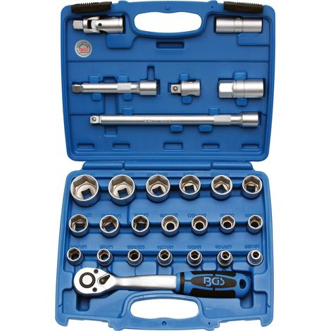 Set di chiavi a buss BGS Technic 6 punte quadrate da 1/2