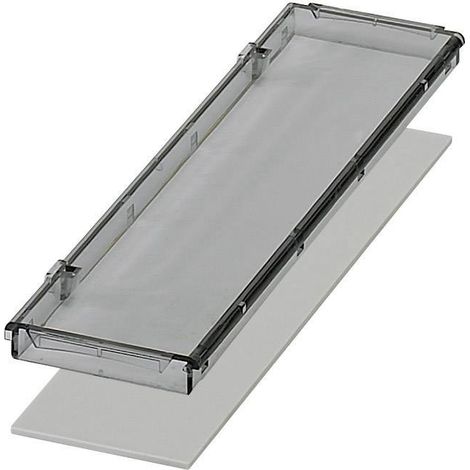 Couvercle de boîtier pour rail Phoenix Contact BC 161,6 DKL S TRANS 2278542 Polycarbonate transparent 45 x 161.6 x 8 1