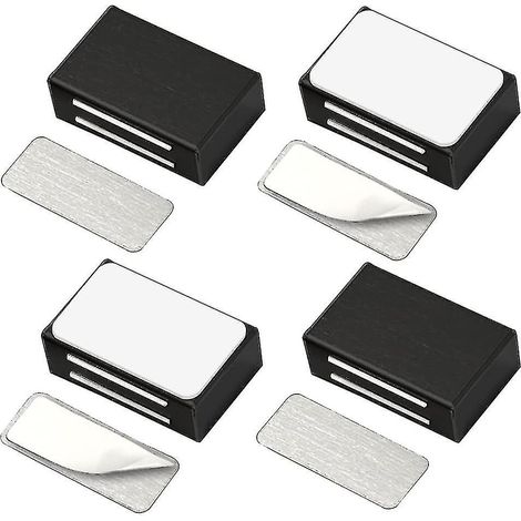 Lot de 4 aimants de porte autocollants pour portes de placard, aimants de porte mis à jour pour meubles, aimants (1/5)