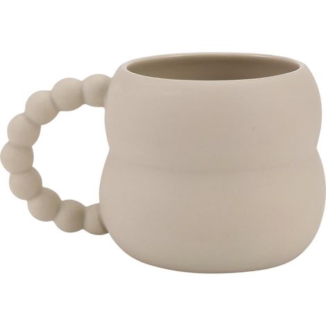 Kreative Keramiktasse, niedliche Kaffeetasse, nordische Wohndekoration, handgefertigte Kunst, Milchtee-Tasse, Geschirr, Paar B (1/5)