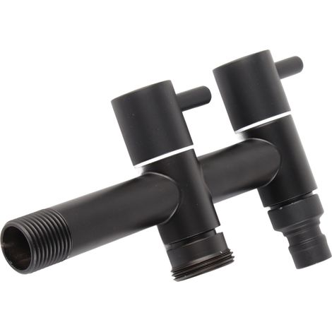 Verlängerter Waschmaschinenhahn G1/2, Edelstahl-Wasserhahn für Waschmaschinen und Schwimmbäder. (1/5)