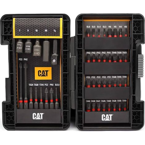 DA01902 CAT 45-teiliges Schraubendreher-Bit-Set, Korrosionsschutzbeschichtung
