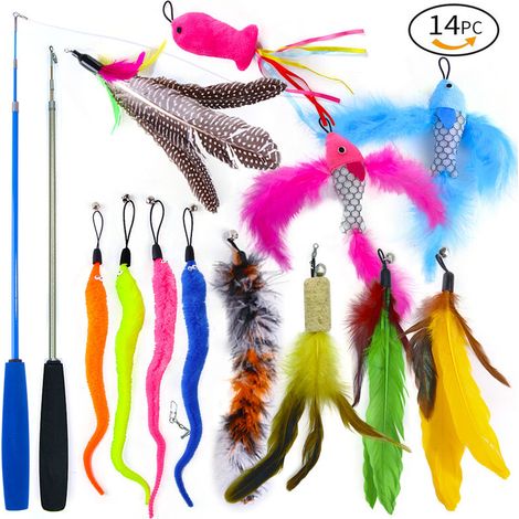 Cat Feather Toy Replacement, Feather Cat Toy Feather (1/5)