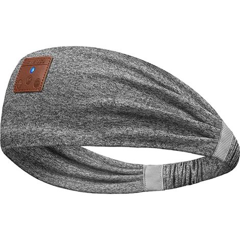 Écouteurs Bluetooth Compatibles Sport Bandana Boho Bandeau Casque HD Haut-Parleurs Fins Musique pour Les Dormeurs Appels Yoga, C (1/5)