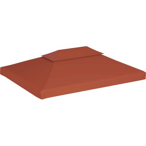 vidaXL Copertura Superiore Gazebo a 2 Strati 310g/m² 4x3m