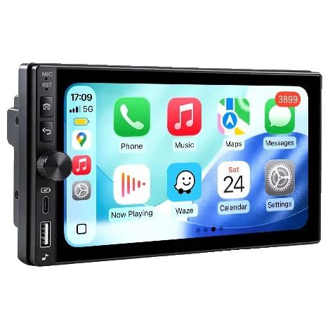 Autoradio, touchscreen, integrazione con smartphone, CarPlay K60 cablato (1/2)