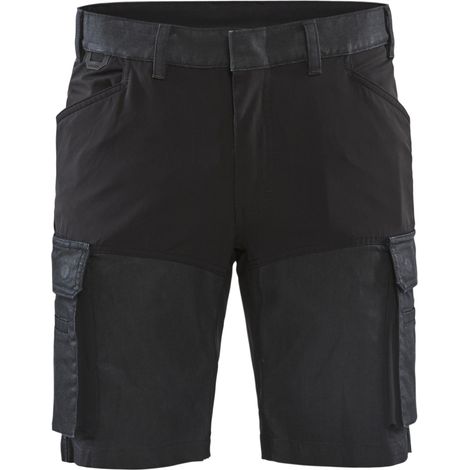 Pantalón corto de mantenimiento stretch 2D 1437 - Marino/Negro S - FR(40) - SE(C46) - Normas