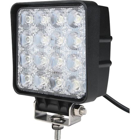 Quadratischer Led-Arbeitsscheinwerfer 10/32v 48w 2800 Lumen Breitstrahl SODIFLASH - 79697