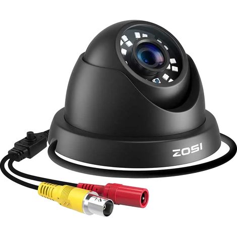Cámara de seguridad CCTV, HD 1080P, diseño resistente a la intemperie, 4 en 1, color negro. (1/2)
