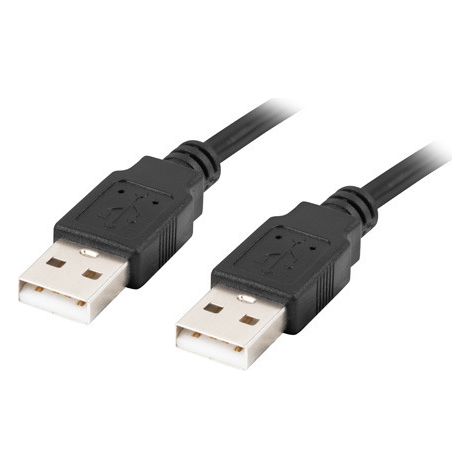 Lanberg ca-usba-20cu-0005-bk usb cavo 0,5 m 2,0 usb a nero