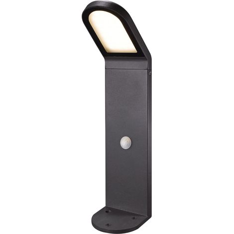 Baliza exterior CASTELLO sensor crepuscular,sensor de movimiento LED SMD 10 W 711 lm 3000 K CRI80 IP54 103° 495 mm Antracita (1/2)