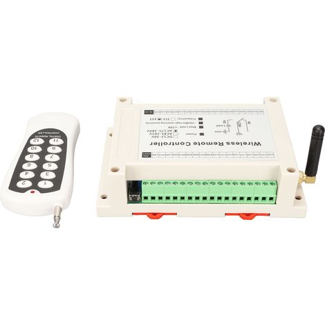 Télécommande RF 12 Boutons pour Contrôle Éclairage AC 175‑380V (1/5)