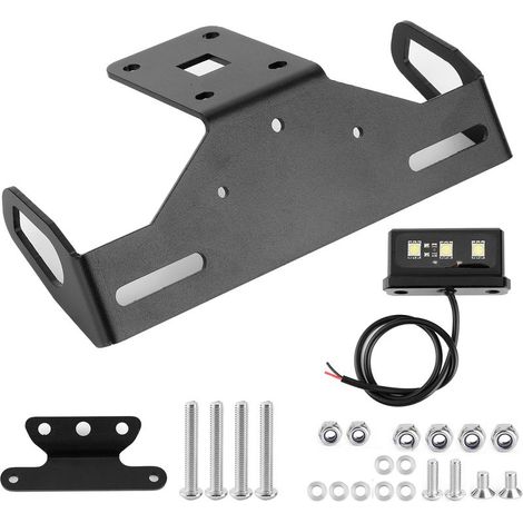 Support de plaque d'immatriculation Tail Tidy Fender Eliminer Kit pour Kawasaki Z1000 14-17/Z1000R 18-19 (1/5)