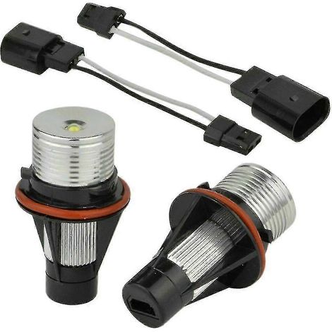 Paar 8000K weiße LED-Angel-Eyes-Lampen für Positions-/Halo-Scheinwerfer (für BMW E39 E53 E60 E63 E64 E66 E87) (1/5)