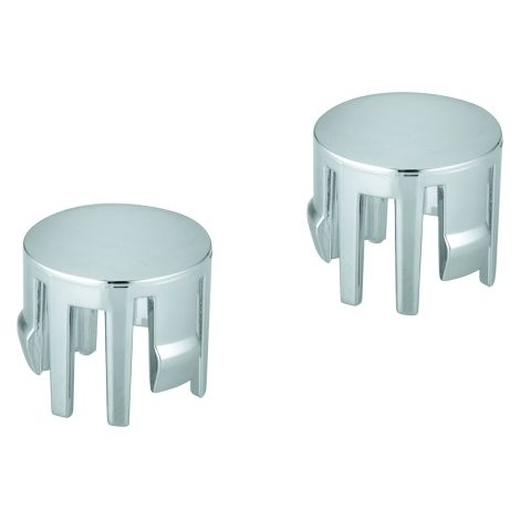 Grohe Abdeckkappe Chrom für Grohtherm 1000 Griffe, 2 Stück (1/3)