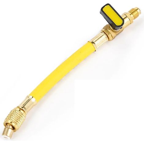 Tuyau de charge réfrigérant voiture avec valve à bille Tube AC (1/5)