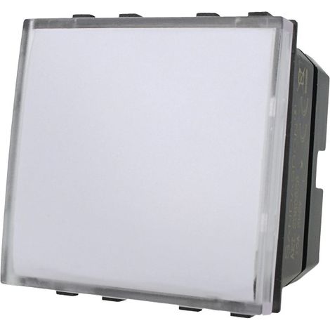 Pulsante Porta Nome 1P nero Compatibile Living (1/3)