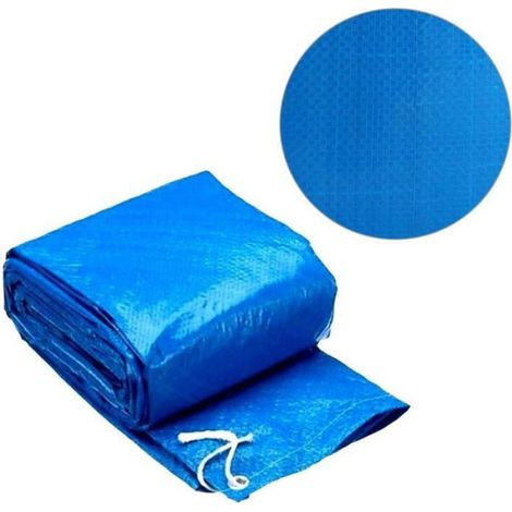 183 cm de Diamètre Bâches/Couverture,Bâche Durable Antipoussière Coupe-Vent pour Piscines Hors Sol Rondes (1/2)