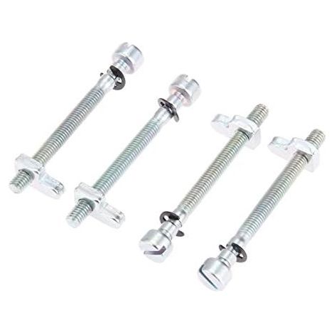 VURAHOME - Lot de 4 Vis de Tendeur de Réglage Spanner Vis à Chaîne pour Tronçonneuse Husqvarna 36 41 136 137 141 142 235 240 (1/5)