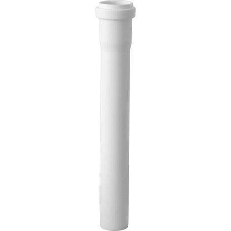 Rallonge de tuyau d'évacuation pour siphon DN32/250mm, blanc