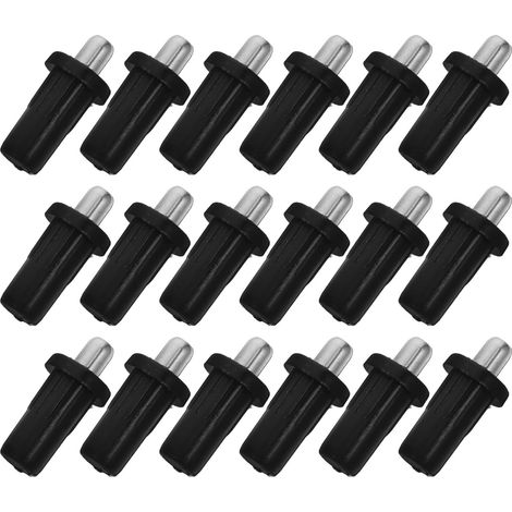 Goupille de ressort noire pour porte d'armoire, kit 50 pièces, réparation armoires cuisine et (1/5)