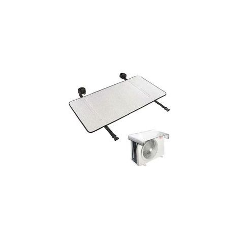 Climatiseur Exterieur pour Unités Murales,Housse de protection pour Climatiseur,Feuille D'aluminium Réfléchissante,Protection Pluie Et Soleil,80x40cm