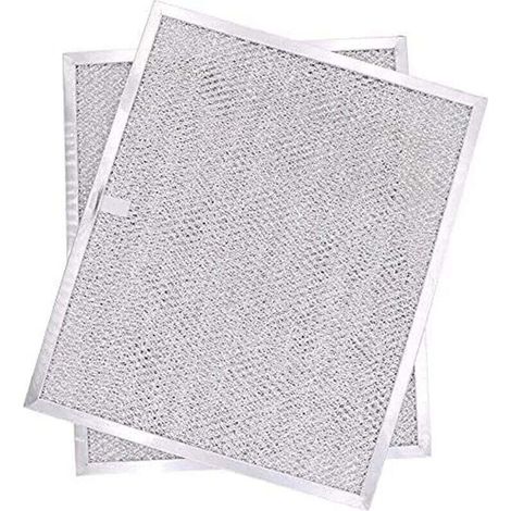 Replacement filter for cooker hood 99010299 11-3/4" x 14-1/4" x 3/8" for NuTone Allure WS1 QS2 and Broan QS1 30" cooker hoods (2-pack) (1/4)