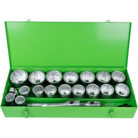 JBM 51855 Valigetta metallica con assortimento 21 Pz. (1/5)