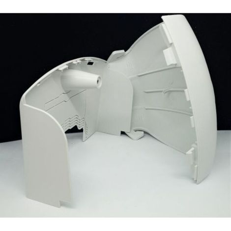 GRE – Caches margelles pour piscine hors sol métallique – TPL + TP – Finition esthétique – Protection des bords – Couleur blanche (1/2)