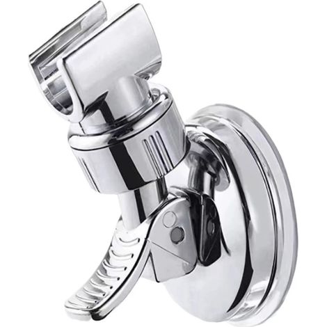 Support de Pomme de Douche à Ventouse - Installation Sans Outil Ni Perçage, Rotation de 360° - Ventouse Antidérapante Très Puissante, Matière Durable et Imperméable (1/5)