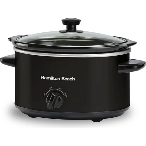 Hamilton Beach 'The Comfort Cook' 3.5L Black Slow Cooker (1/5)