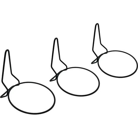 Lot de 3 anneaux pour pots de fleurs et plantes