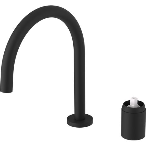 Corps de mitigeur de lavabo 2 trous ULTRAMIX, noir mat