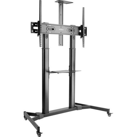 [GEBRAUCHT] B-Ware SpeaKa SP-TVC-600 TV-Rollwagen 60"-100" höhenverstellbar neigbar schwarz (1/2)