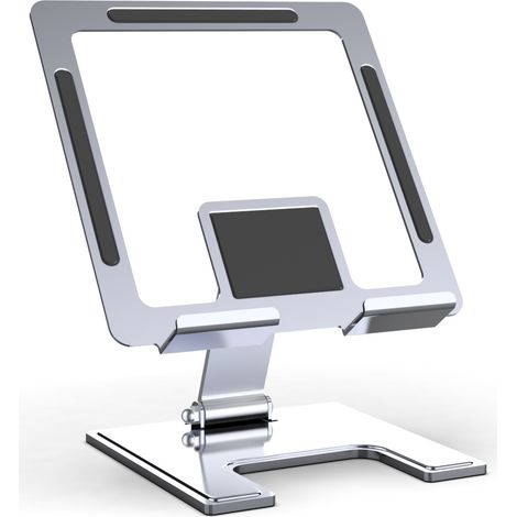 Support Tablette Pliable Réglable 360 Degrés Avec Double Amortisseur Pour Bureau Et Voyage - 1 Pièce (1/5)