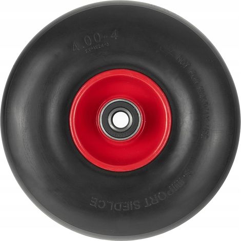 GEKO 4.00-4 rueda completa lisa SLICK, diámetro 20 mm, para empacadora-envolvedora G71049