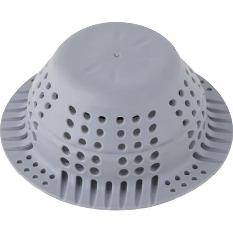 Grille de vidange pliable en silicone avec récupérateur cheveux Filtre à pour baignoire , protection