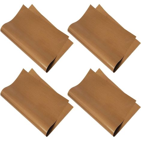 Tapis de en Matériau Synthétique Résistant à Haute Température Antiadhésif 4 Feuilles Réutilisable et Découpable, pour Doublure de Moule à Pâtisserie'-'- (1/5)