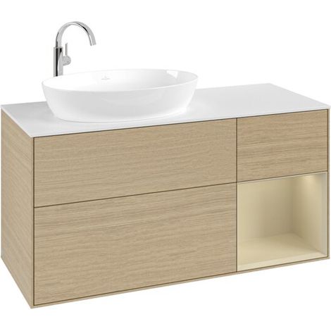 Villeroy & Boch F931HJPC Meuble sous-lavabo Finion F93 (1/3)