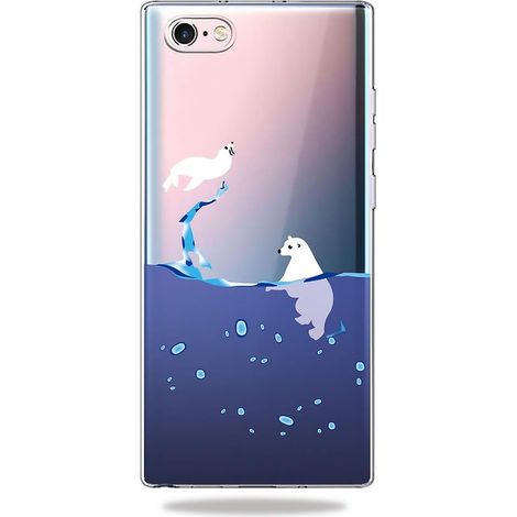 CUSTODIA PER SAMSUNG GALAXY S10 IN SILICONE CON RETRO COLORATO E ORSETTO BIANCO (1/4)