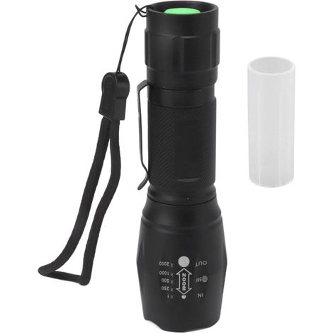2-in-1 verstellbare weiße UV-LED-Taschenlampe, 395 nm (1/5)