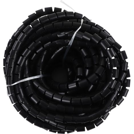 Gaine protectrice de câbles résistante à l'usure, acide et alcaline, tube enrouleur noir, diamètre 32 mm, longueur 30 m, protection de fils électriques. (1/5)