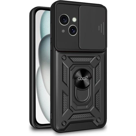 Carcasa COOL para iPhone 15 Hard Ring Negro