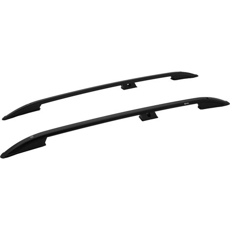 TURTLE kompatibel mit Volkswagen Touareg (7L) 2002-2010 Dachreling Crown Schwarz (1/5)