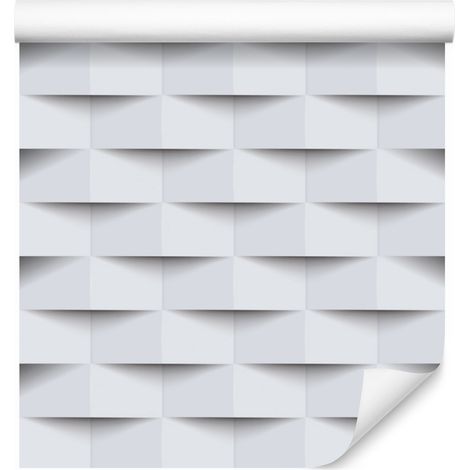 Papel pintado modernista con motivos 3D para salón y dormitorio, 50x1000 cm. (1/5)