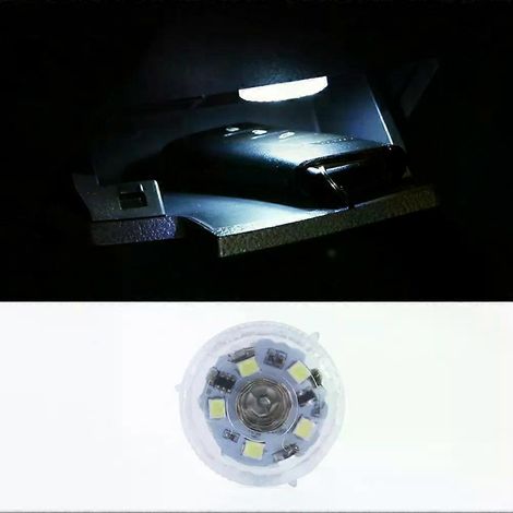 Pour voiture, mini-voiture, éclairage blanc sans fil, installation tactile, LED, perles lumineuses, référence : JXLGV (1/4)