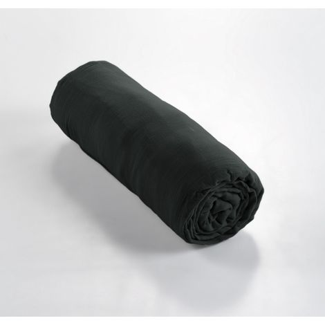 Drap Housse Double Gaze de Coton Sapin – 90 x 190 cm – Bonnet 30 cm (1/4)